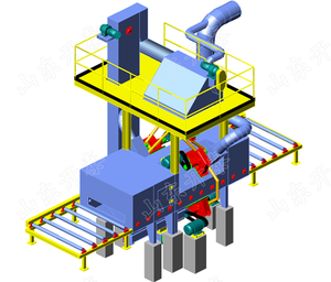 QH6915M辊道抛丸机
